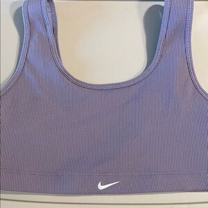 Nike Lavender Ribbed Sports Bra